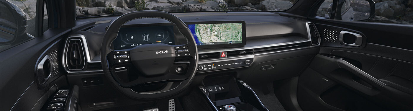 Infotainment system inside 2026 Kia Sorento PHEV