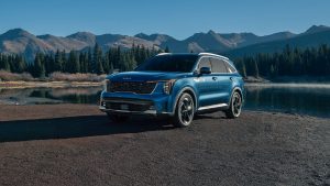 2026 Kia Sorento PHEV parked on rocky pavement