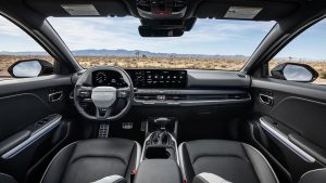 Front row of 2026 Kia K4 Hatchback