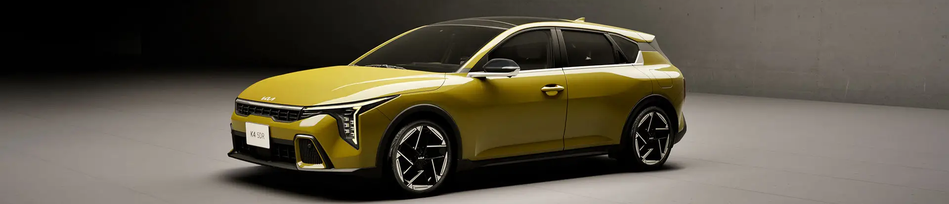 2026 Kia K4 Hatchback in yellow