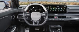 Steering wheel on 2026 Kia K4 Sedan