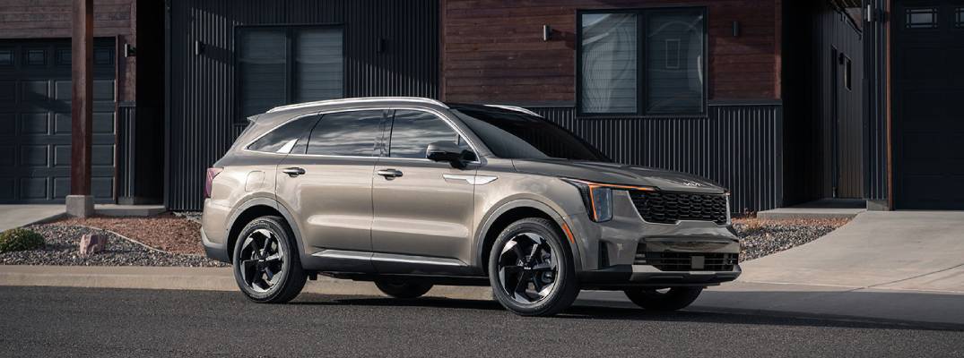2026 Sorento PHEV parked on side of road.