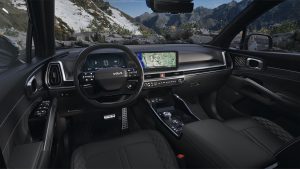 2026 Kia Sorento HEV front row