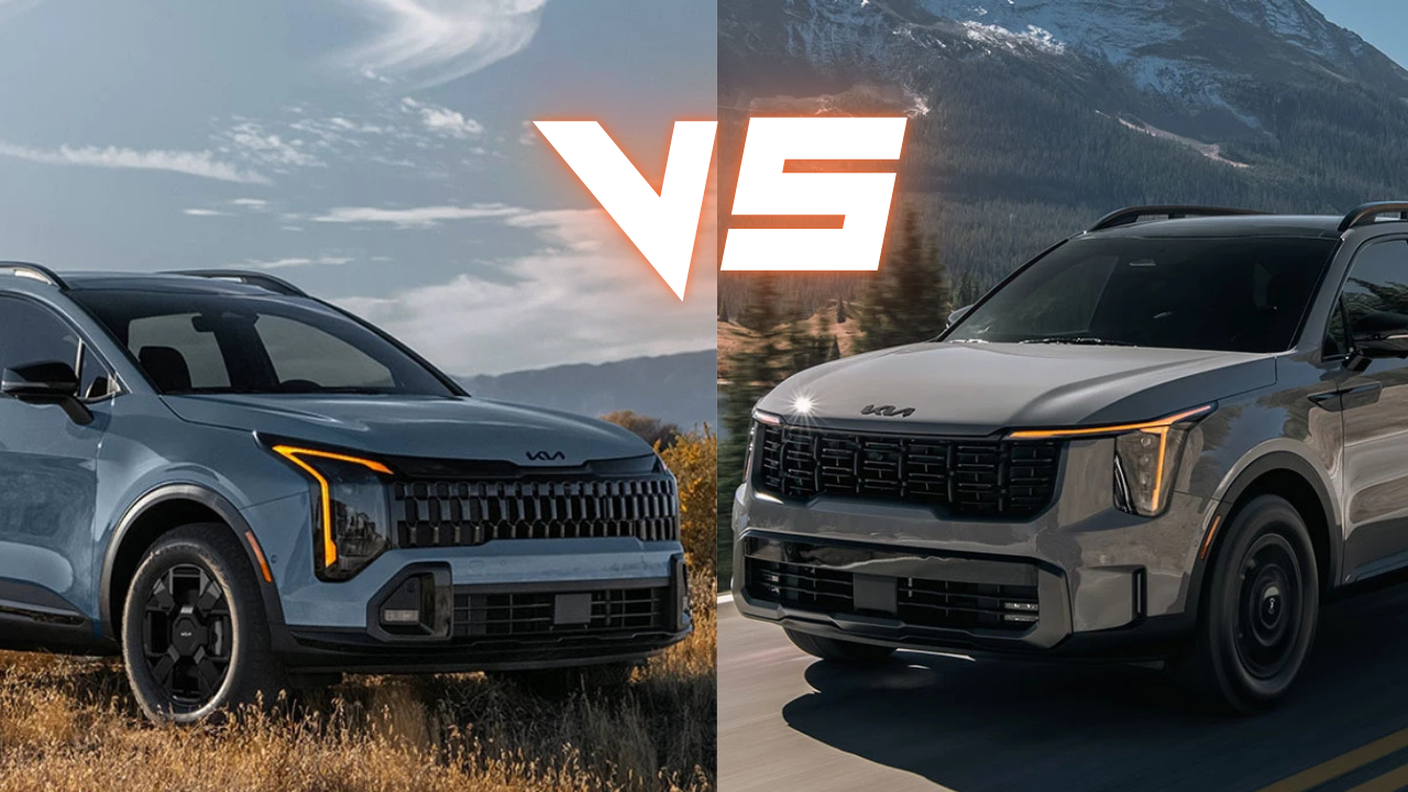 2026 Kia Sportage Hybrid vs. 2026 Kia Sorento Hybrid